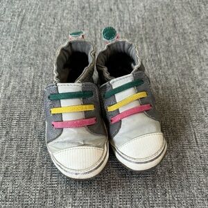 Robeez flexible leather baby shoes Boba Fett Star Wars edition